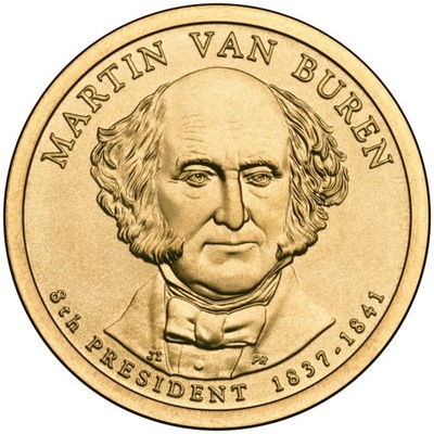 1 $ Prezydenci USA Martin Van Buren 2008 D nr 8