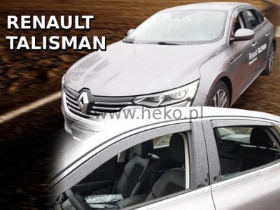 SIDE-WINDOW DEFLECTORS WINDOW FRONT REAR RENAULT TALISMAN SEDAN  