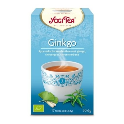 Herbata Yogi Tea Ginkgo 17 torebek