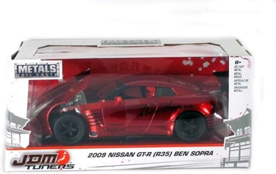 Nissan GT-R Ben Sopra R35 2009 Czerwony 1:24 JADA
