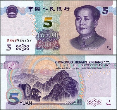 Chiny - 5 yuan 2020 * W913 * Mao Tse Tung