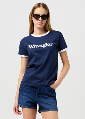 Wrangler Ringer Tee - Navy