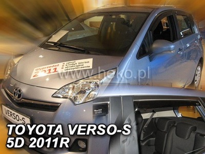 DEFLECTORES HEKO TOYOTA VERSO S 5D 2011-18 4 PIEZAS  