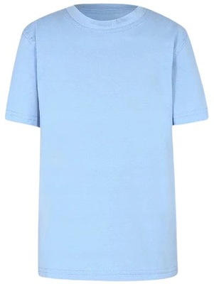 GEORGE błękit BLUZKA koszulka T-SHIRT 9-10 134-140
