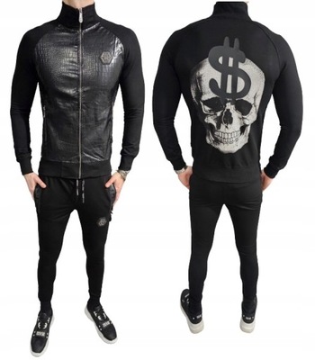 Philipp Plein r.S dres spodnie+ bluza Skull Czacha