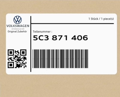 Кронштейн 5c3871406 vw beetle фото №1