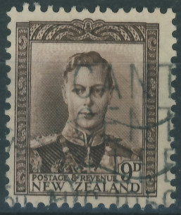 New Zealand 9 d. - King George VI