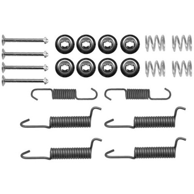 КОМПЛЕКТ АКСЕСУАРІВ, КОЛОДКИ ГАЛЬМІВНІ ГАЛЬМА СТОЯНОЧНОГО TRW SFK357