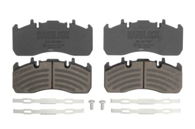 Тормозные колодки тормозные задняя danblock db 2917382 фото №1