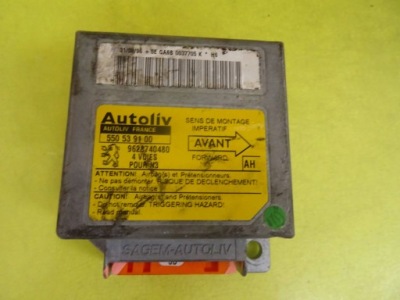 Модуль датчик подушка безпеки peugoet 306 550539100 nr1614 фото №1