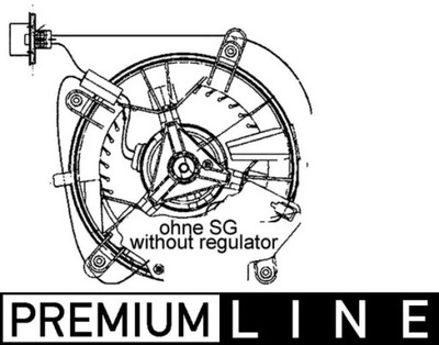 MAHLE AB 65 000P VENTILADOR INTERIOR  