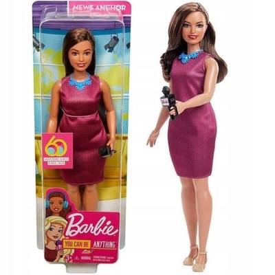 Lalka Barbie Dziennikarka Prezenterka Prezent