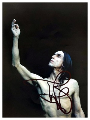 IGGY POP (The Stooges) oryginalny AUTOGRAF