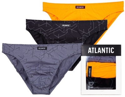 ATLANTIC 3MP-149 Slipy SPORT 3 pak baw. XXL