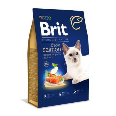 BRIT Cat Premium By Nature Adult Salmon 800g