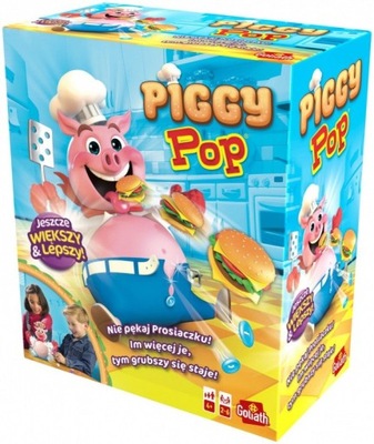 Gra zręcznościowa dla dzieci- Piggy Pop "Nie pękaj Prosiaczku!"