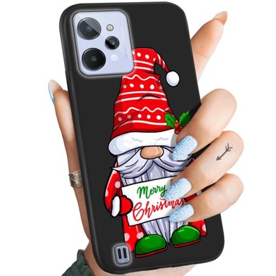 ETUI MATOWE DO REALME C31 WZORY MIKOŁAJ ŚWIĘTA RENIFER OBUDOWA POKROWIEC
