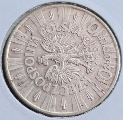 10 złotych 1934 Piłsudski - Najrzadszy rocznik !