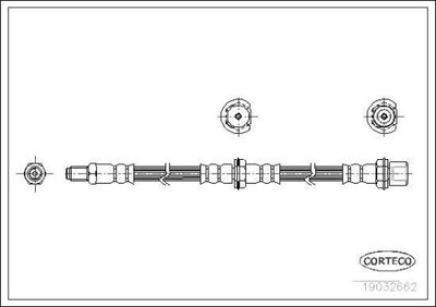 CABLE DE FRENADO FLEXIBLES DAIHATSU  