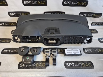 Skoda citigo приборная панель climatronic оригинал консоль подушки безопасности ремни подушка безопасности фото №1