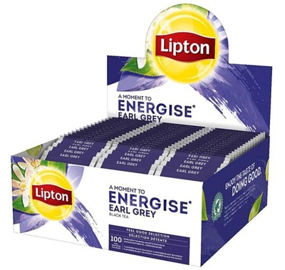 LIPTON EARL GREY Herbata ekspresowa 100 kopert