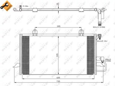 35248 RADIATOR KLIMAT. AUDI  