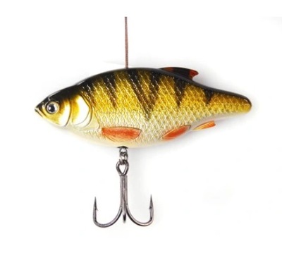 Wobler DAM MADCAT INLINE RATTLER 13CM PERCH SUM