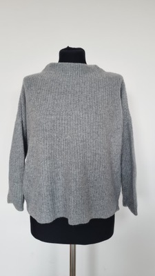 VAN GRAFF sweter 100% pure kaszmir szary 36 - S