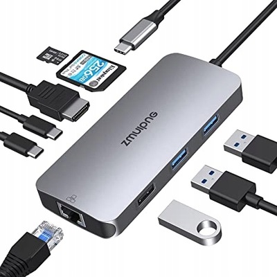 Adapter Hub Zmuipng usb-c 9 w 1