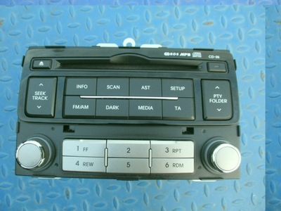 Радіо cd mp3 hyunda i20 14r 96121-1j250blh фото №1