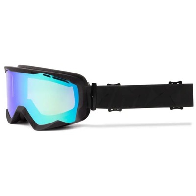 GAFAS IMX ENDURANCE SNOW BLACK MATT - VENTANAS GREEN IRRIDIUM + BROWN  