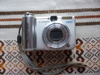 Canon Powershot A610 w bardzo dobrym stanie