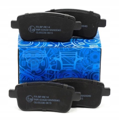 Тормозные колодки тормозные задняя renault arkana clio v megane iv scenic iii grand фото №1