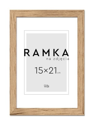 Brązowa Ramka na zdjęcia 15x21 cm Rama 21x15 cm