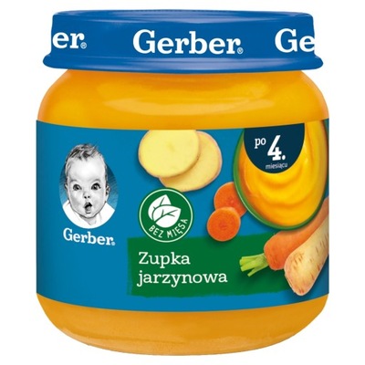 GERBER Zupka jarzynowa po 4 miesiącu 125 g