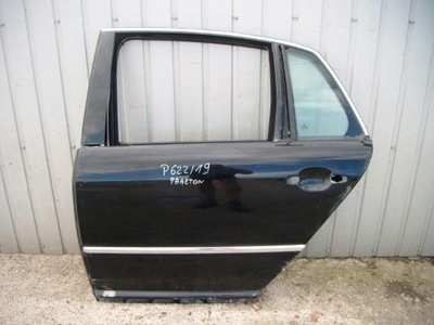 Vw phaeton дверь левая задние + стекло + молдинг фото №1