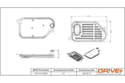 DRIVE+ ФИЛЬТР AUTOMATYCZNEJ КОРОБКИ ПЕРЕДАЧ AUDI A4 С ПРОКЛАДКОЙ