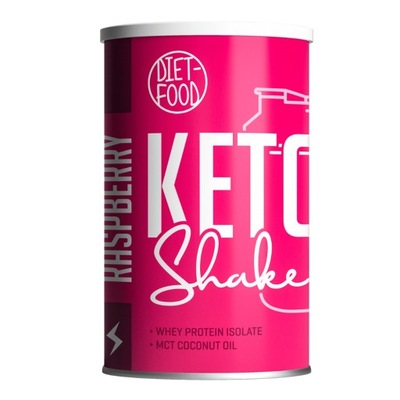 Keto Shake Malina + MCT 300 g suplement DIET-FOOD proszek