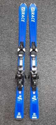 Narty Salomon S RACE JR 130 cm + Salomon 7 2020r VIP