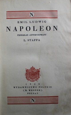 Emil Ludwig - Napoleon 1928 r