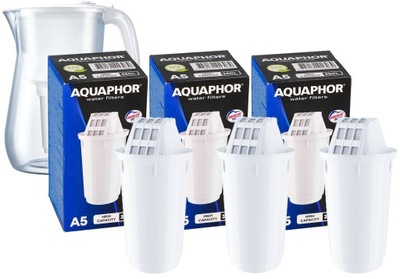 Filtr wkład filtrujący od dzbanka Aquaphor A5 350 LITRÓW 3 szt