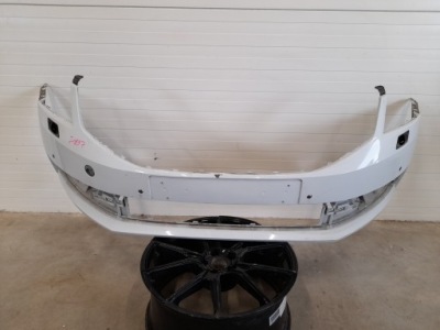 Бампер передний skoda octavia iii lift ксенон pdc фото №1