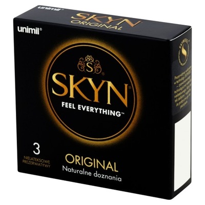 Prezerwatywy Skyn Original Sex Kondomy 3 szt