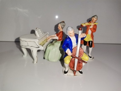 3 x mini figurka KATZHUTTE muzykanci