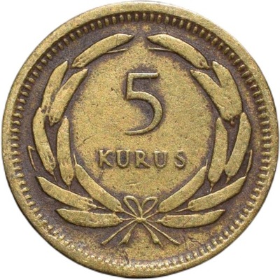 Turcja 5 kuruszy 1950