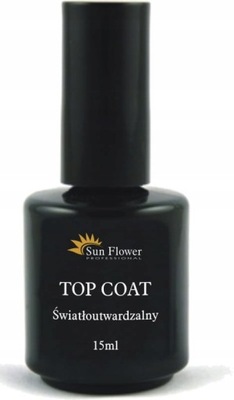 TOP COAT UV 15ml - Top Coat utwardzalny w świetle