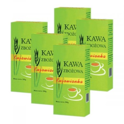 Delecta Kawa zbożowa Kujawianka 5 x 500 g