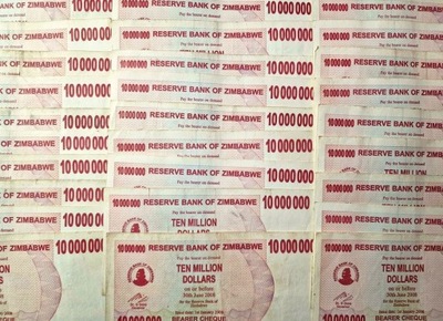 # ZIMBABWE - 10000000 DOLARÓW - 2008 - P-55 - VF