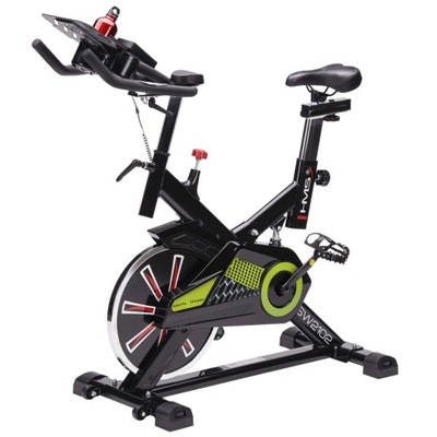 ROWER SPINNINGOWY Spin Bike 15KG SW2102 LIME TRENING CARDIO