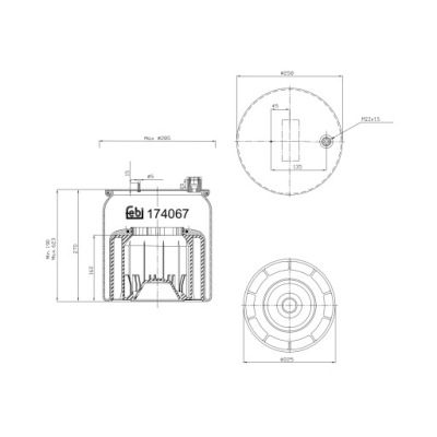 Febi bilstein 174067 чохол, кондиціонер фото №1
